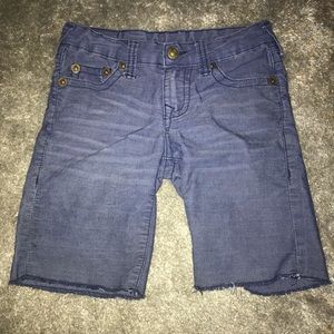True Religion corduroy shorts